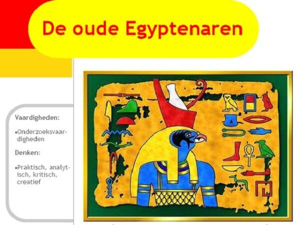 Project Het Oude Egypte - Begaafd onderwijs